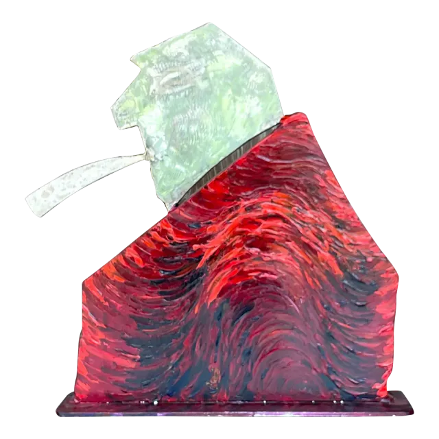 Vintage Boho Robert Bery Steel Sculpture — additional photo 2