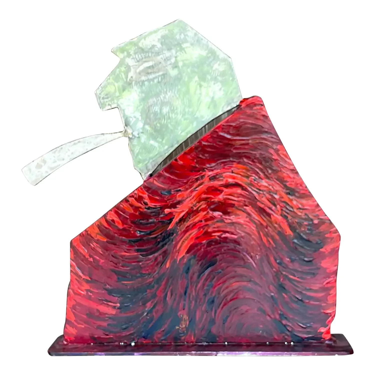 Vintage Boho Robert Bery Steel Sculpture — additional photo 3