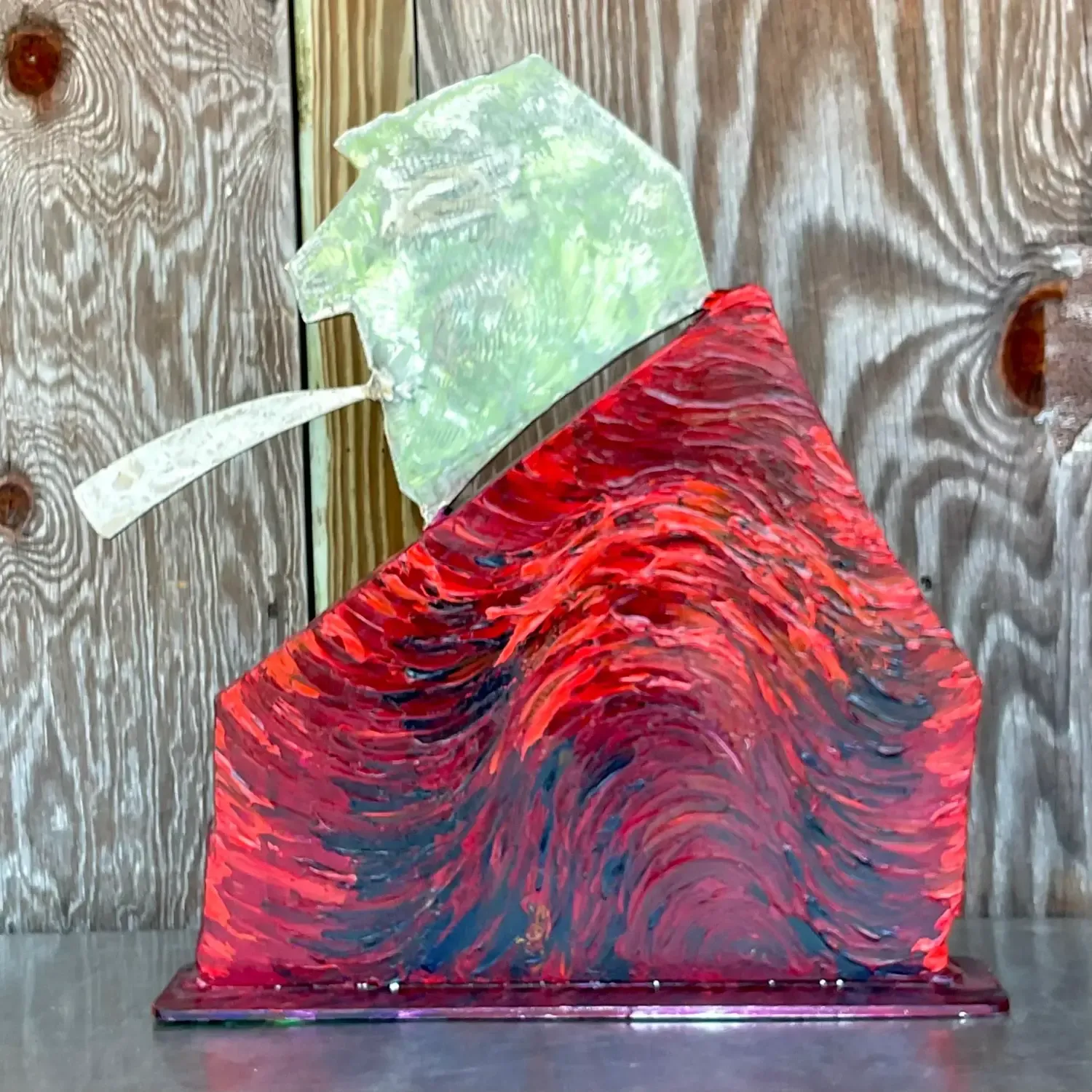 Vintage Boho Robert Bery Steel Sculpture — additional photo 4