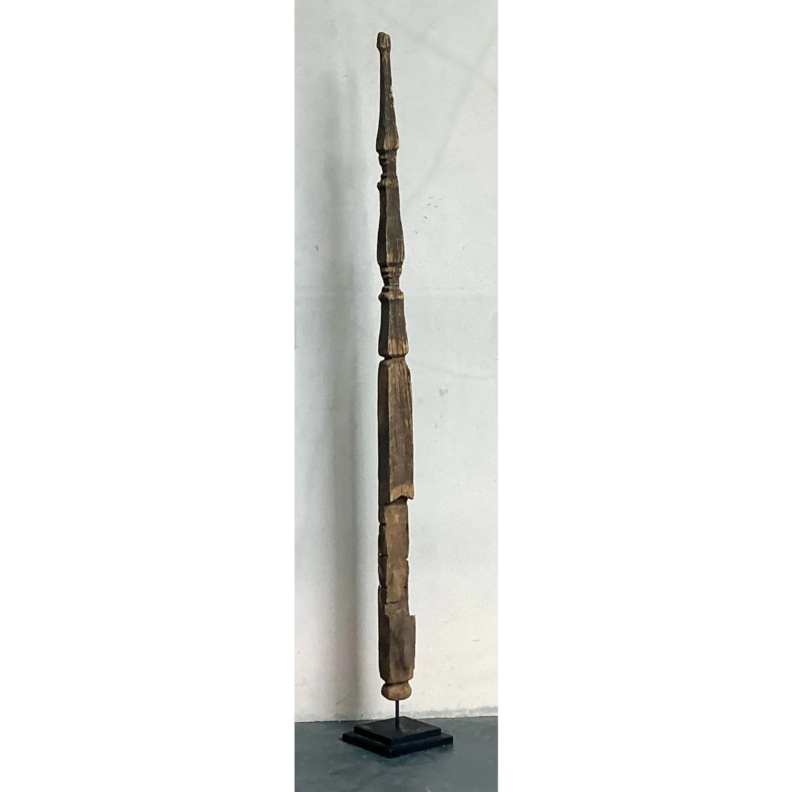 Vintage Boho Rustic Wood Totem — additional photo 4