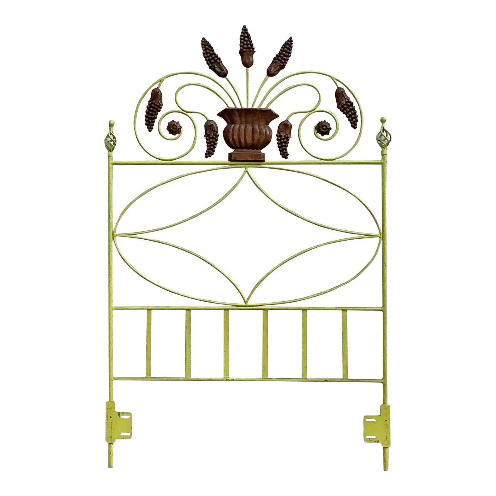 Vintage Boho Scroll Twin Headboard