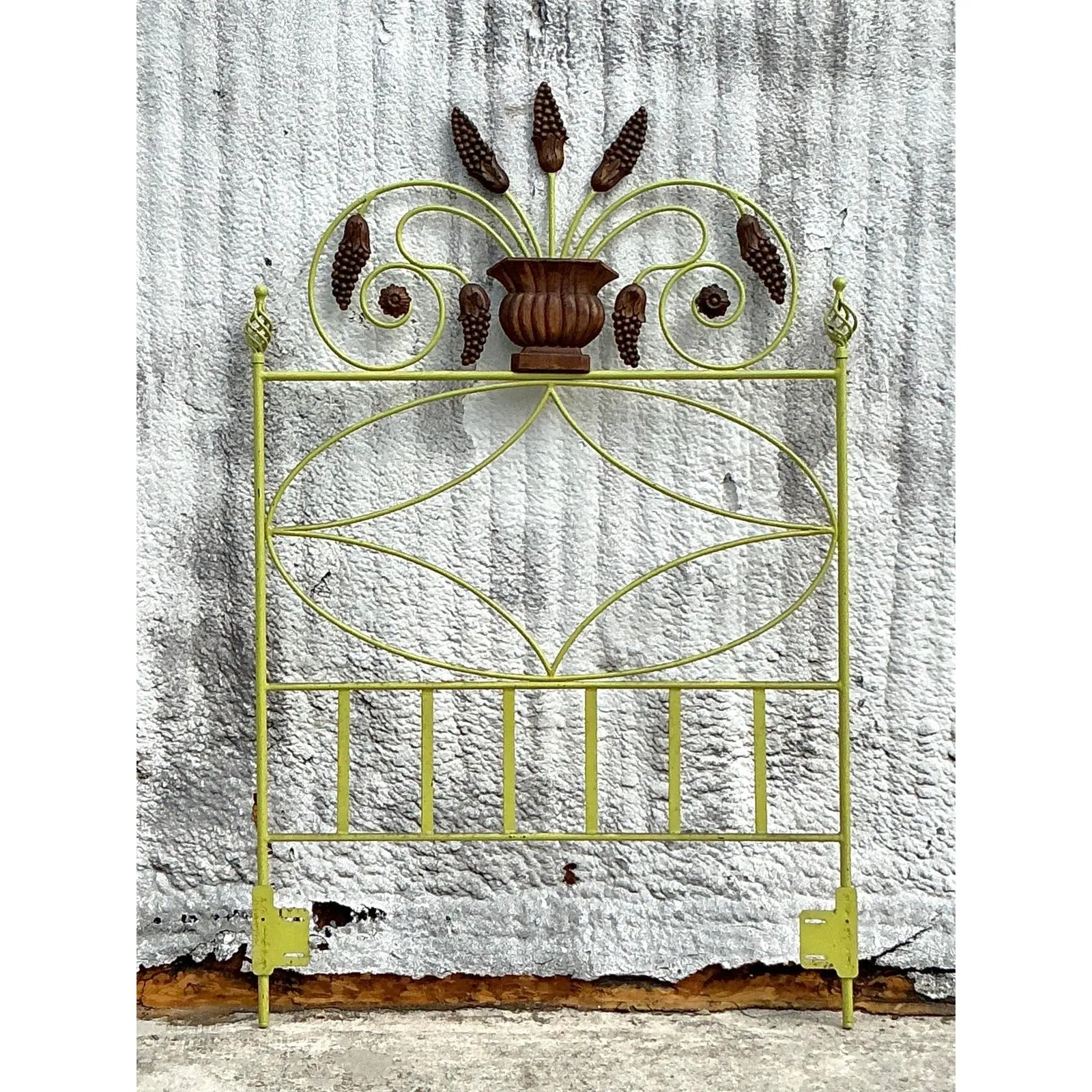 Vintage Boho Scroll Twin Headboard — additional photo 2
