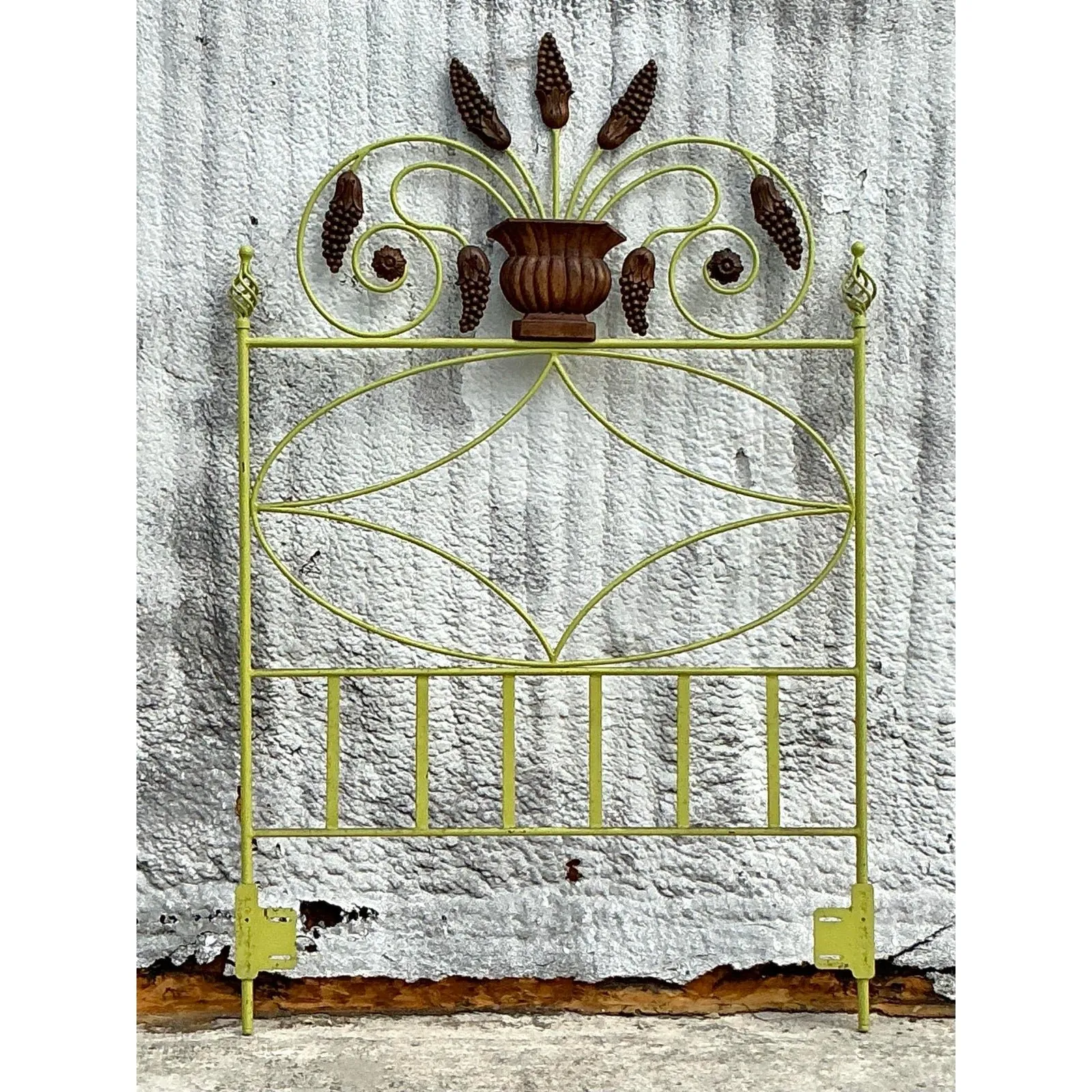 Vintage Boho Scroll Twin Headboard — additional photo 3
