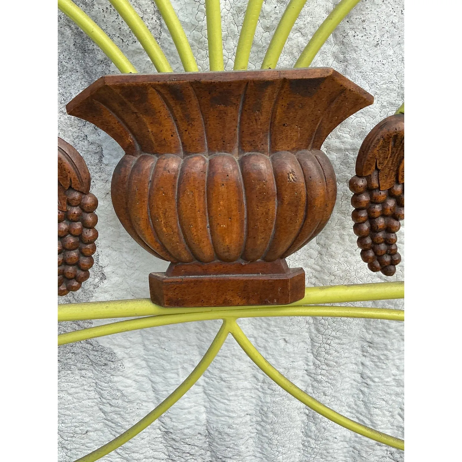 Vintage Boho Scroll Twin Headboard — additional photo 4