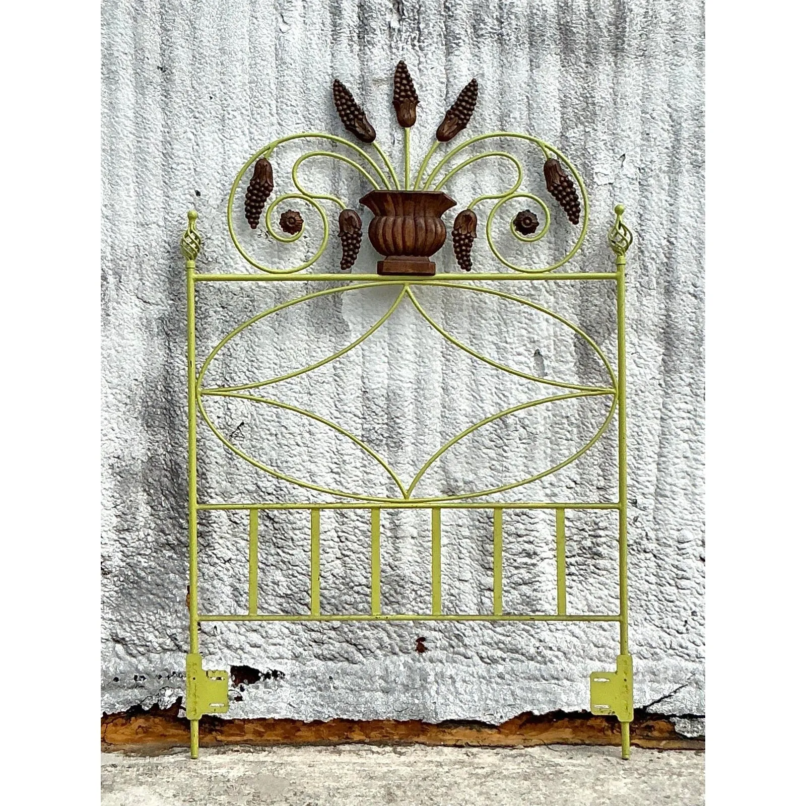 Vintage Boho Scroll Twin Headboard — additional photo 6