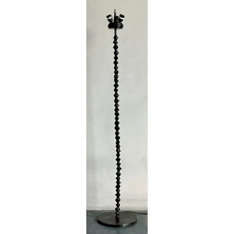Vintage Boho Sculpted Floor Lamp After Giacometti — additional photo 2
