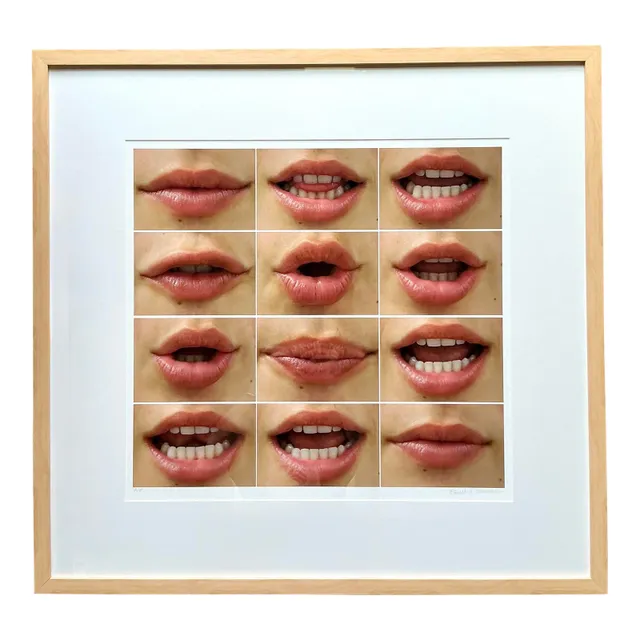 Vintage Boho Signed Ap Photo of “I Love You” on Rag Bright Paper — additional photo 1