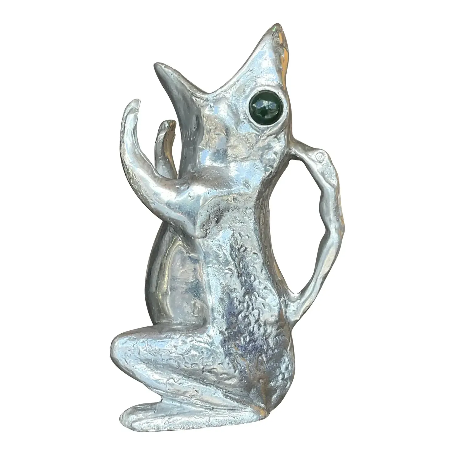 Vintage Boho Signed Arthur Court Frog Pitcher — additional photo 1
