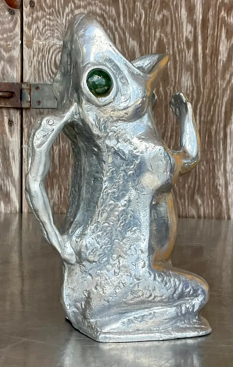 Vintage Boho Signed Arthur Court Frog Pitcher — additional photo 5