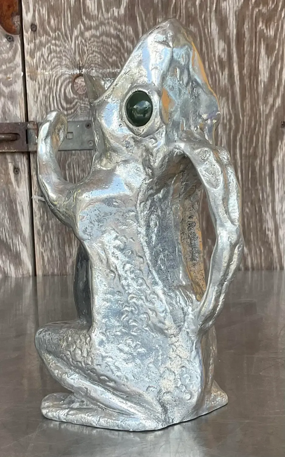 Vintage Boho Signed Arthur Court Frog Pitcher — additional photo 6