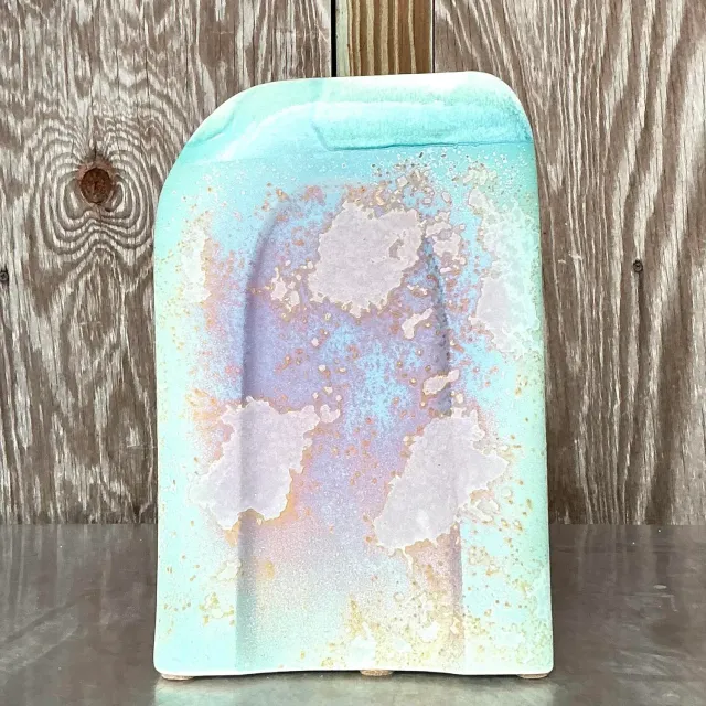 Vintage Boho Signed Tony Evans Vase — additional photo 2