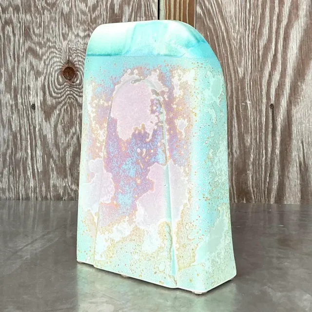 Vintage Boho Signed Tony Evans Vase — additional photo 3