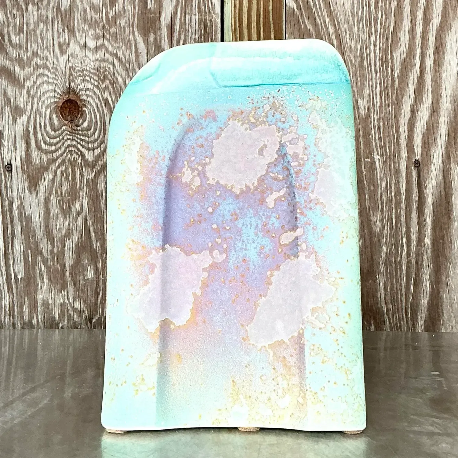Vintage Boho Signed Tony Evans Vase — additional photo 4