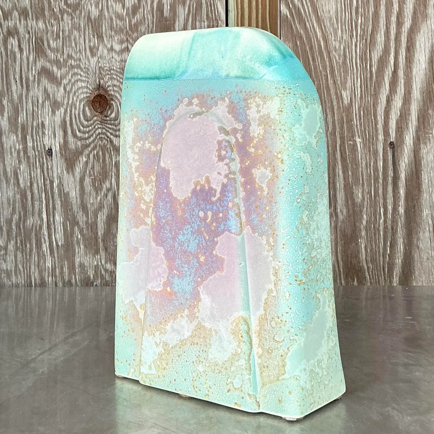 Vintage Boho Signed Tony Evans Vase — additional photo 8