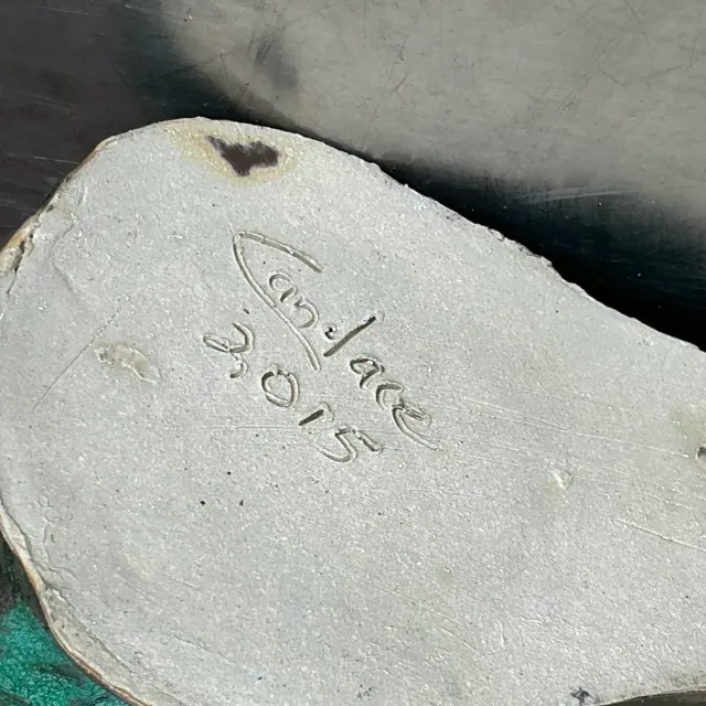 Vintage Boho Slab Built Studio Pottery Shoe Sculpture Z — additional photo 4