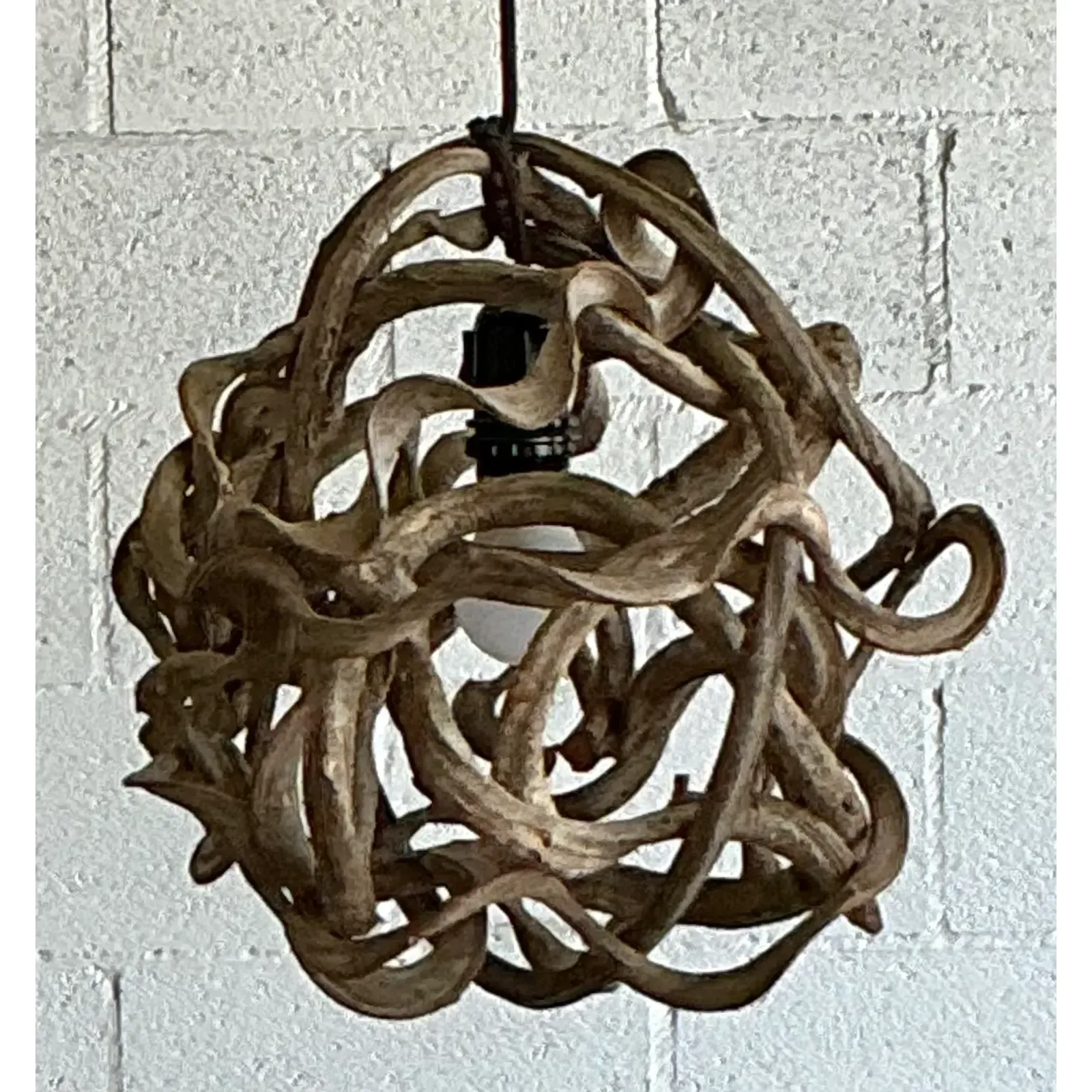 Vintage Boho Small Root Ball Lamp — additional photo 1