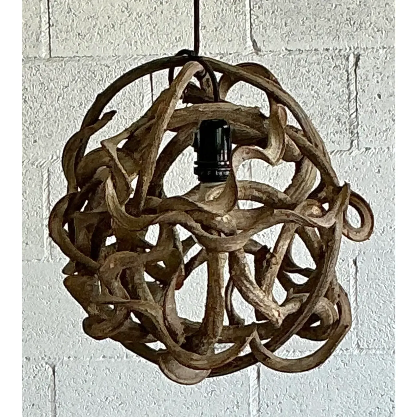 Vintage Boho Small Root Ball Lamp — additional photo 2
