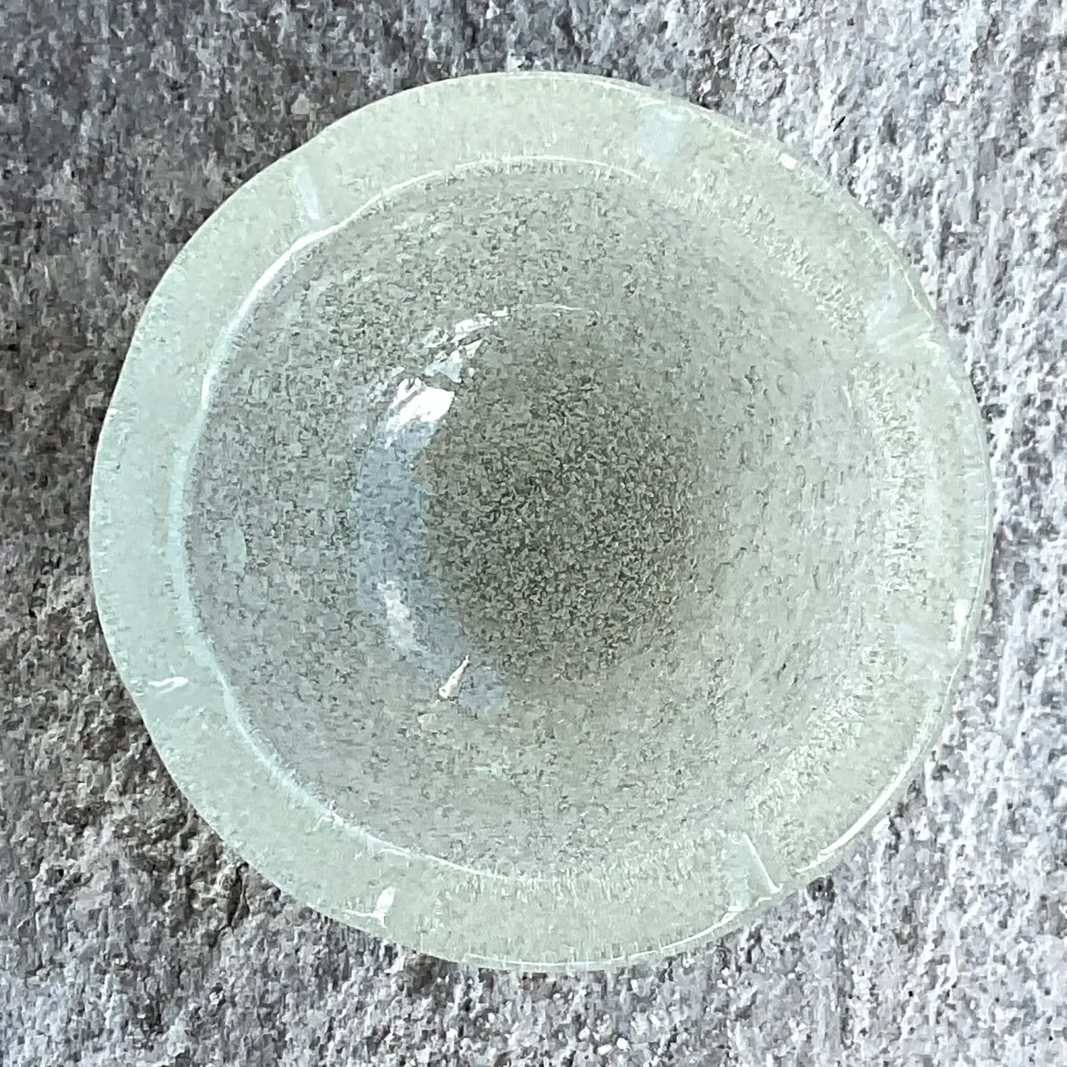 Vintage Boho Speckled Glass Bowl — additional photo 2