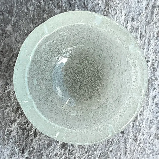 Vintage Boho Speckled Glass Bowl — additional photo 2