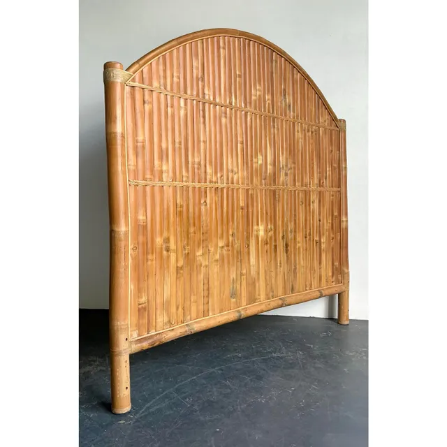 Vintage Boho Split Bamboo King Headboard — additional photo 3