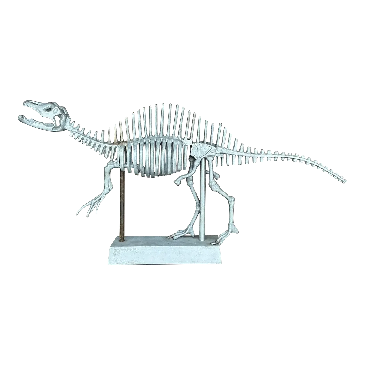 Vintage Boho Steel Dinosaur Model — additional photo 3