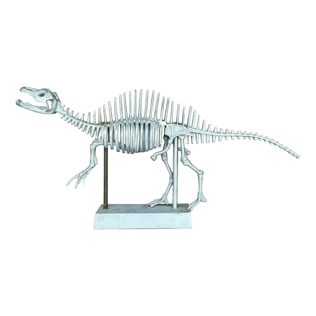 Vintage Boho Steel Dinosaur Model — additional photo 3