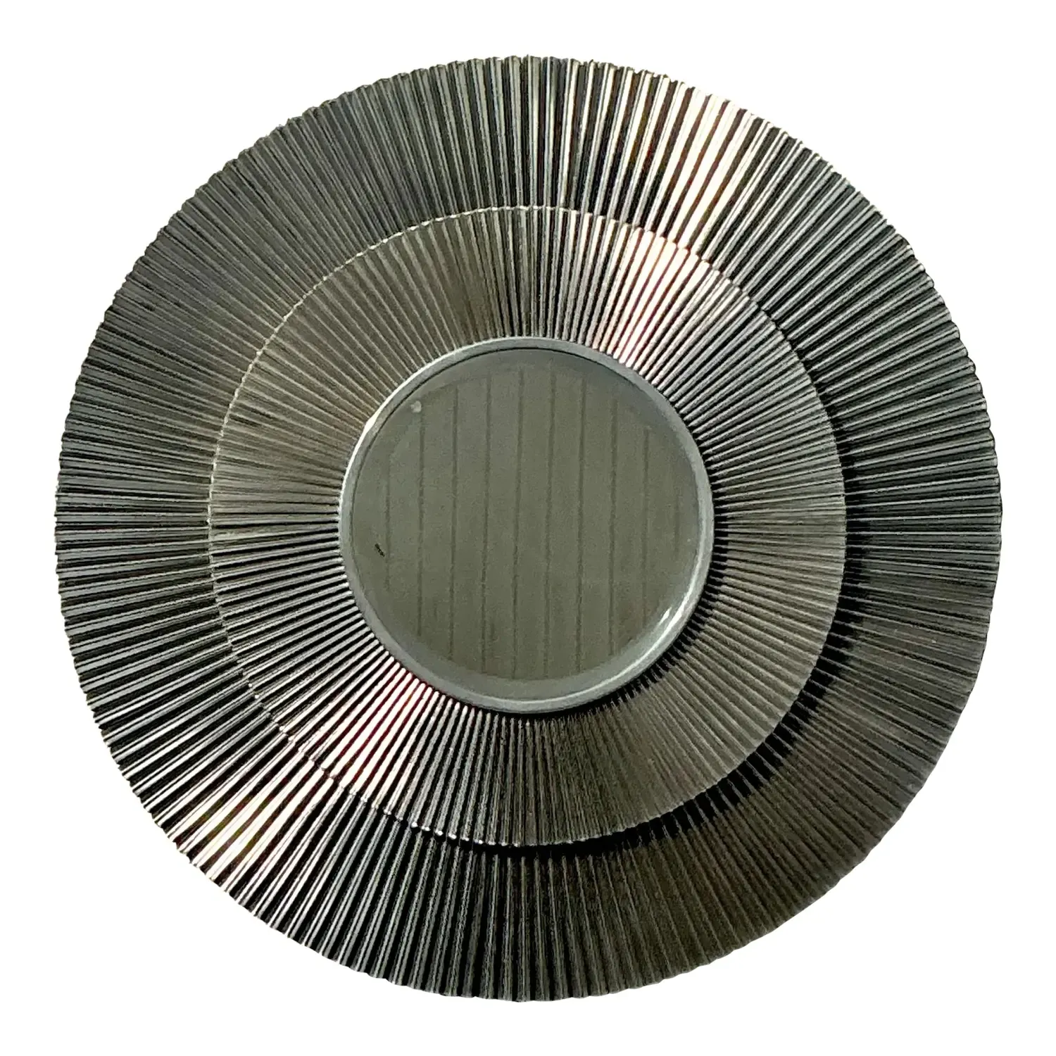 Vintage Boho Studio a Crimped Chrome Wall Mirror — additional photo 1