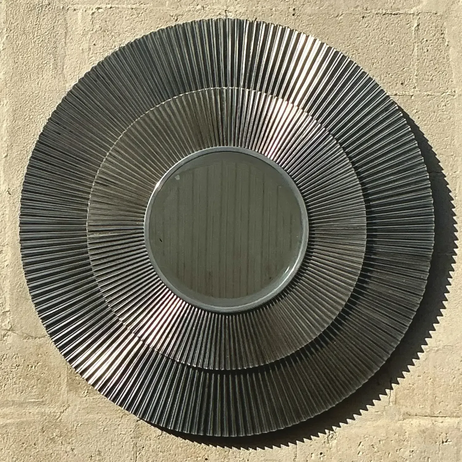 Vintage Boho Studio a Crimped Chrome Wall Mirror — additional photo 4