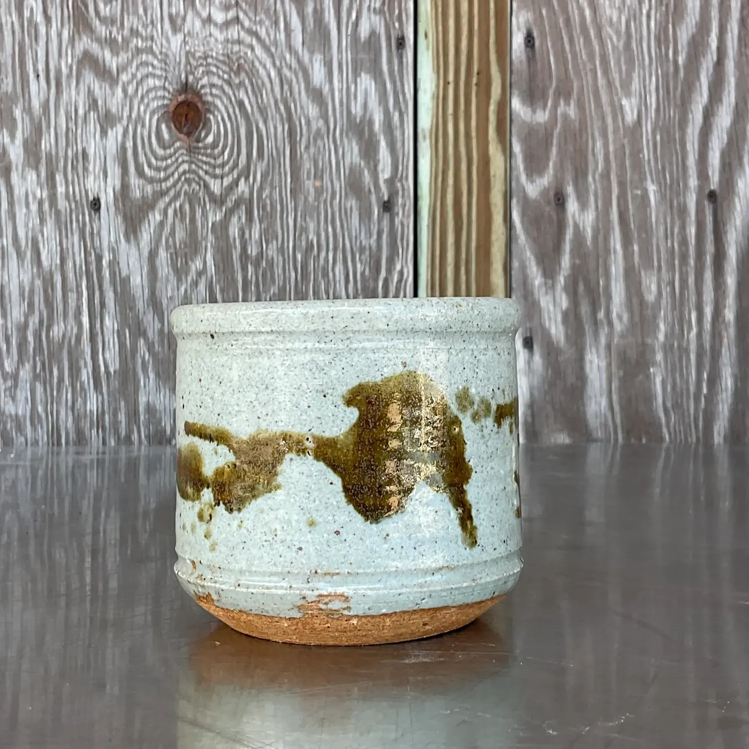 Vintage Boho Studio Pottery Bowl - Pottery, 4W x 4.5H — additional photo 4