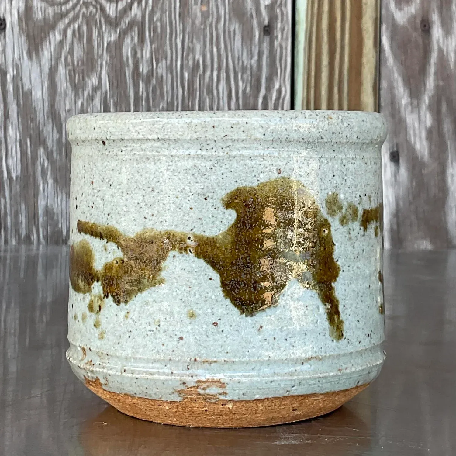 Vintage Boho Studio Pottery Bowl - Pottery, 4W x 4.5H — additional photo 5