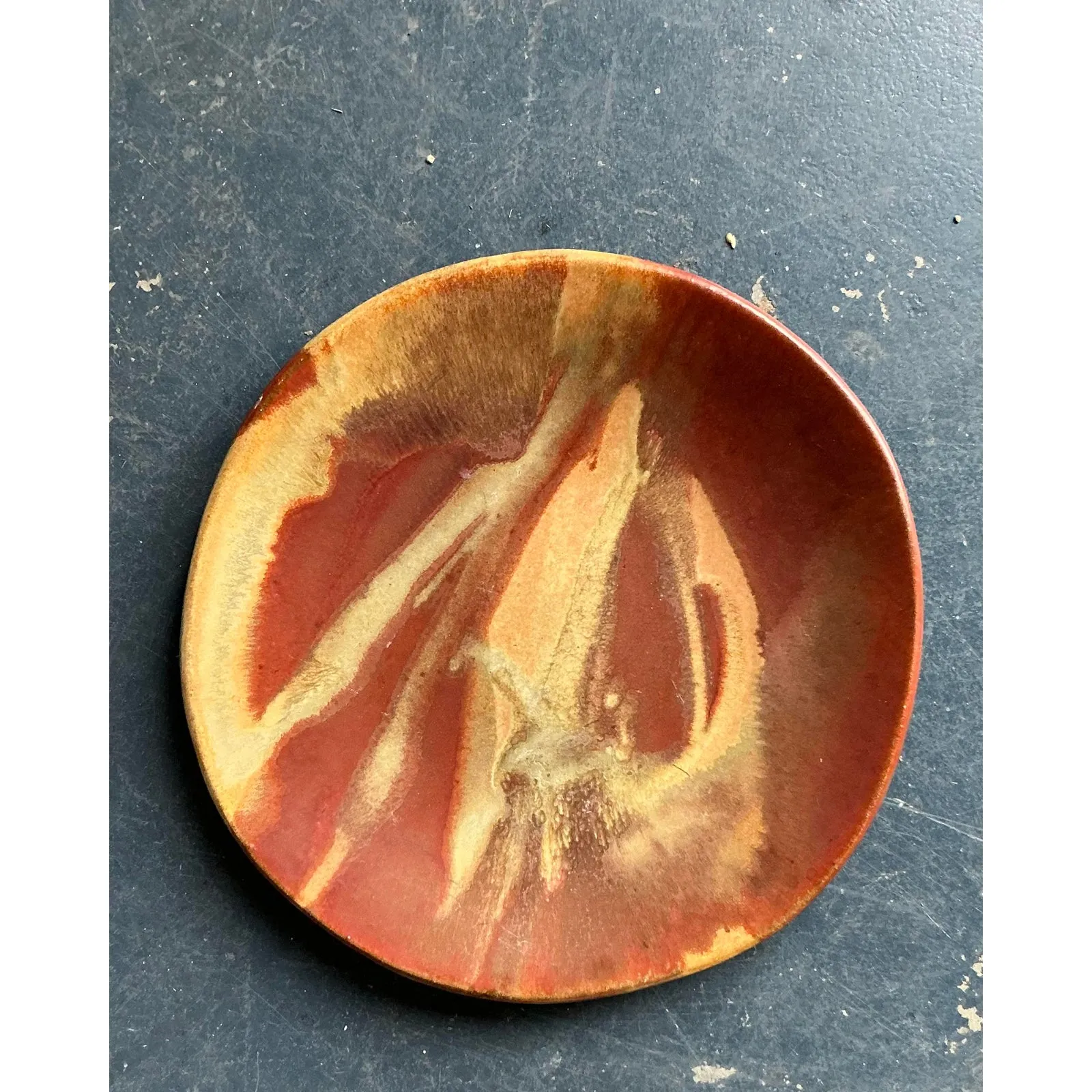 Vintage Boho Studio Pottery Charger