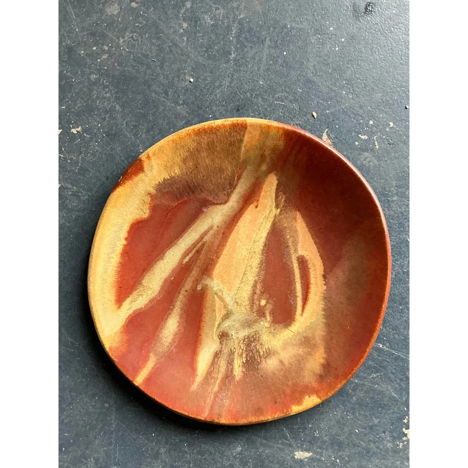 Vintage Boho Studio Pottery Charger — additional photo 1