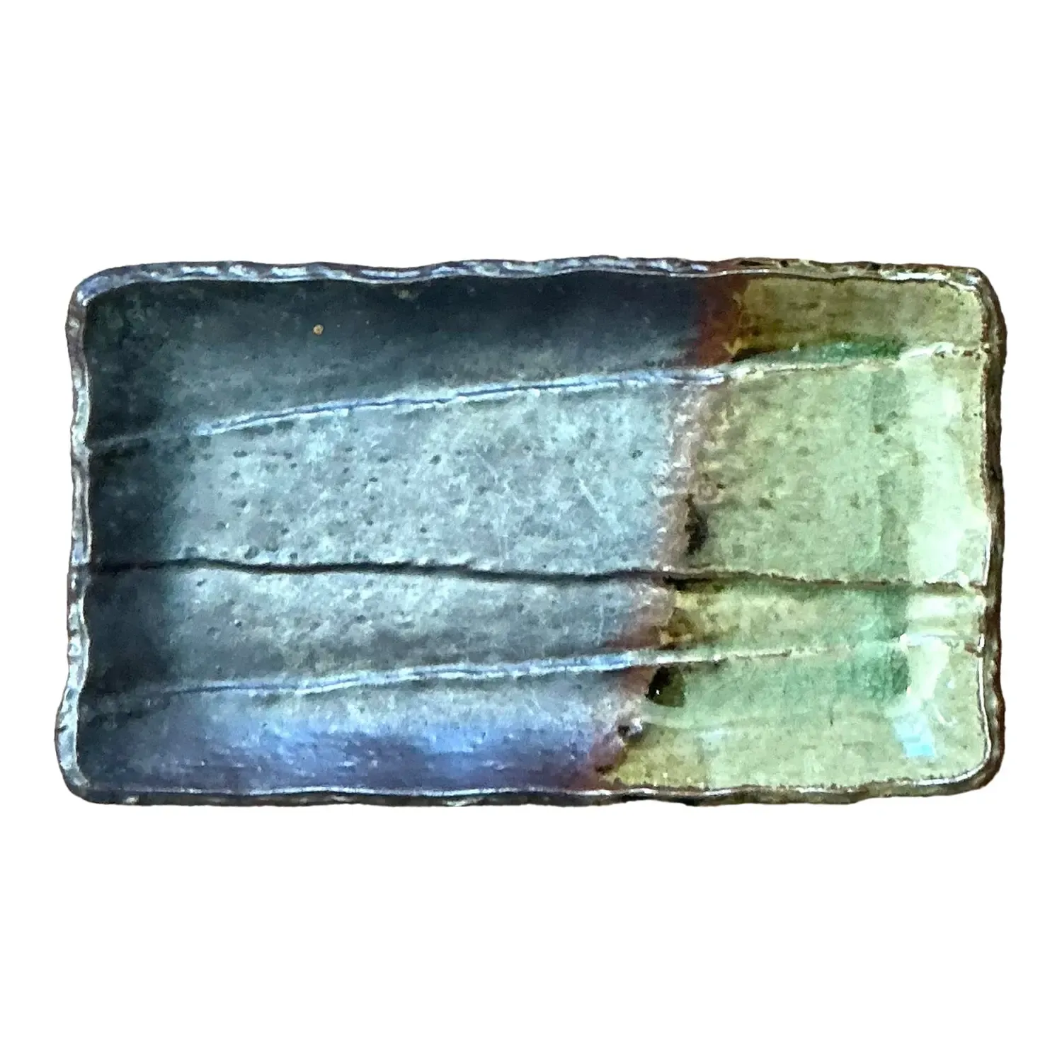Vintage Boho Studio Pottery Platter — additional photo 1
