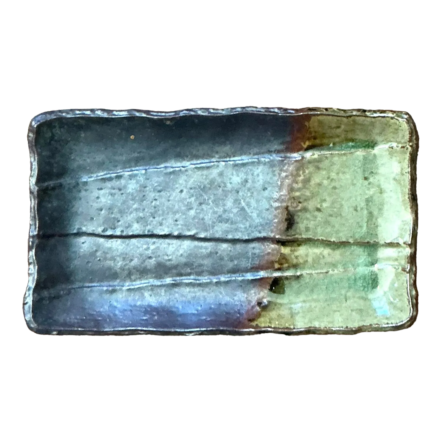 Vintage Boho Studio Pottery Platter — additional photo 2