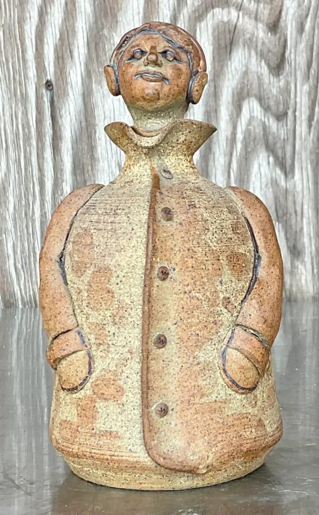 Vintage Boho Studio Pottery Shaker — additional photo 1