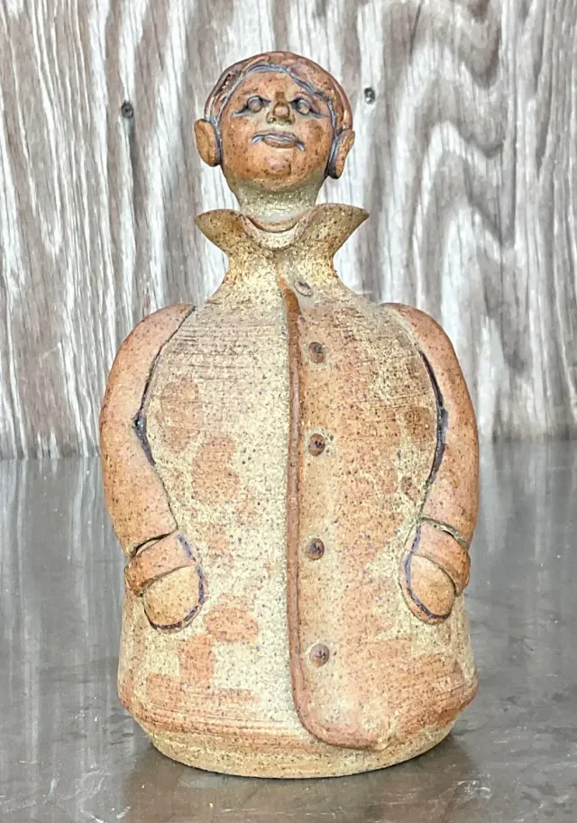 Vintage Boho Studio Pottery Shaker — additional photo 2