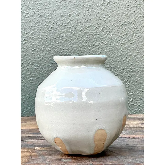 Vintage Boho Studio Pottery Small Vase — additional photo 2