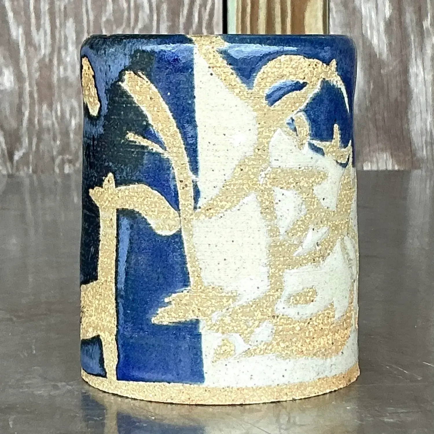 Vintage Boho Studio Pottery Vase - Pottery, 3.5W x 4.25H — additional photo 6