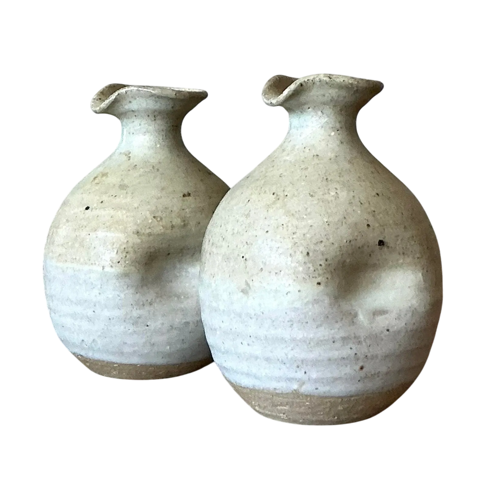 Vintage Boho Studio Pottery Vases - A Pair — additional photo 2