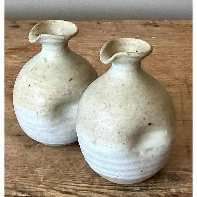 Vintage Boho Studio Pottery Vases - A Pair — additional photo 4