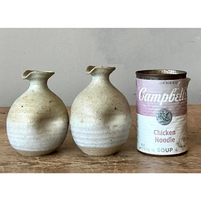 Vintage Boho Studio Pottery Vases - A Pair — additional photo 5