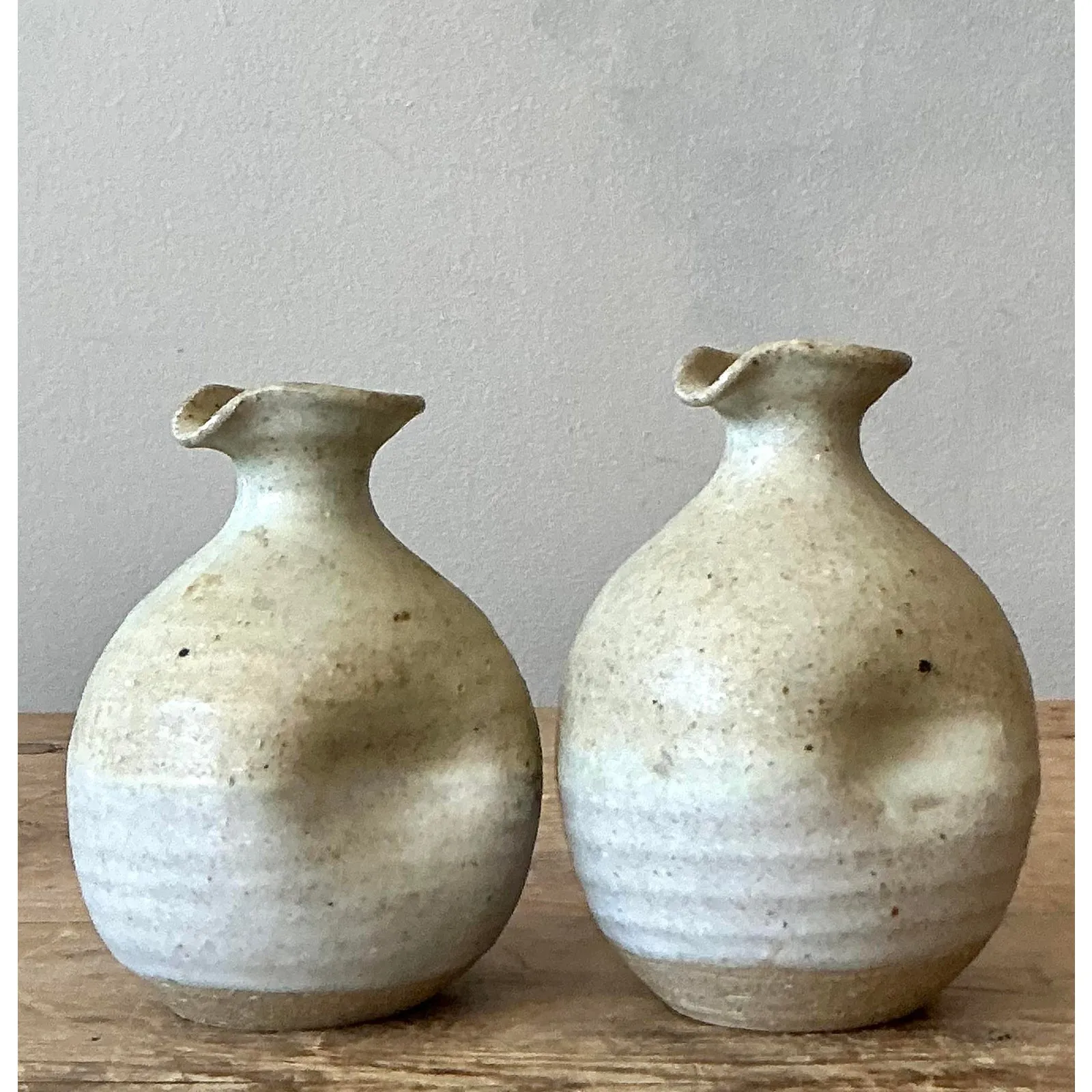 Vintage Boho Studio Pottery Vases - A Pair — additional photo 6