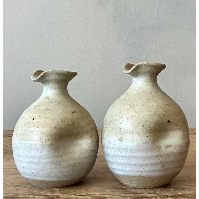 Vintage Boho Studio Pottery Vases - A Pair — additional photo 6