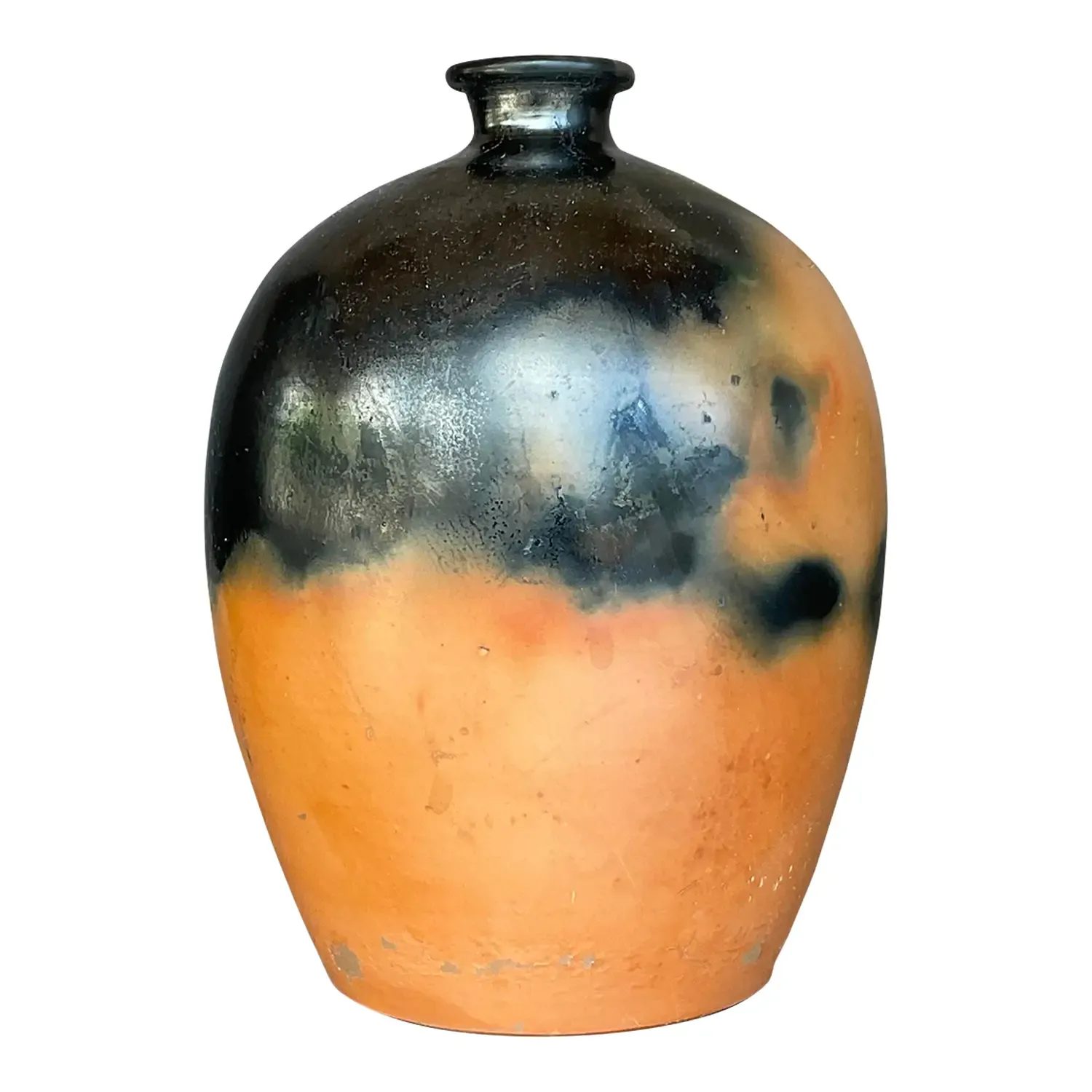 Vintage Boho Suggar Fired Pottery Urn — additional photo 1