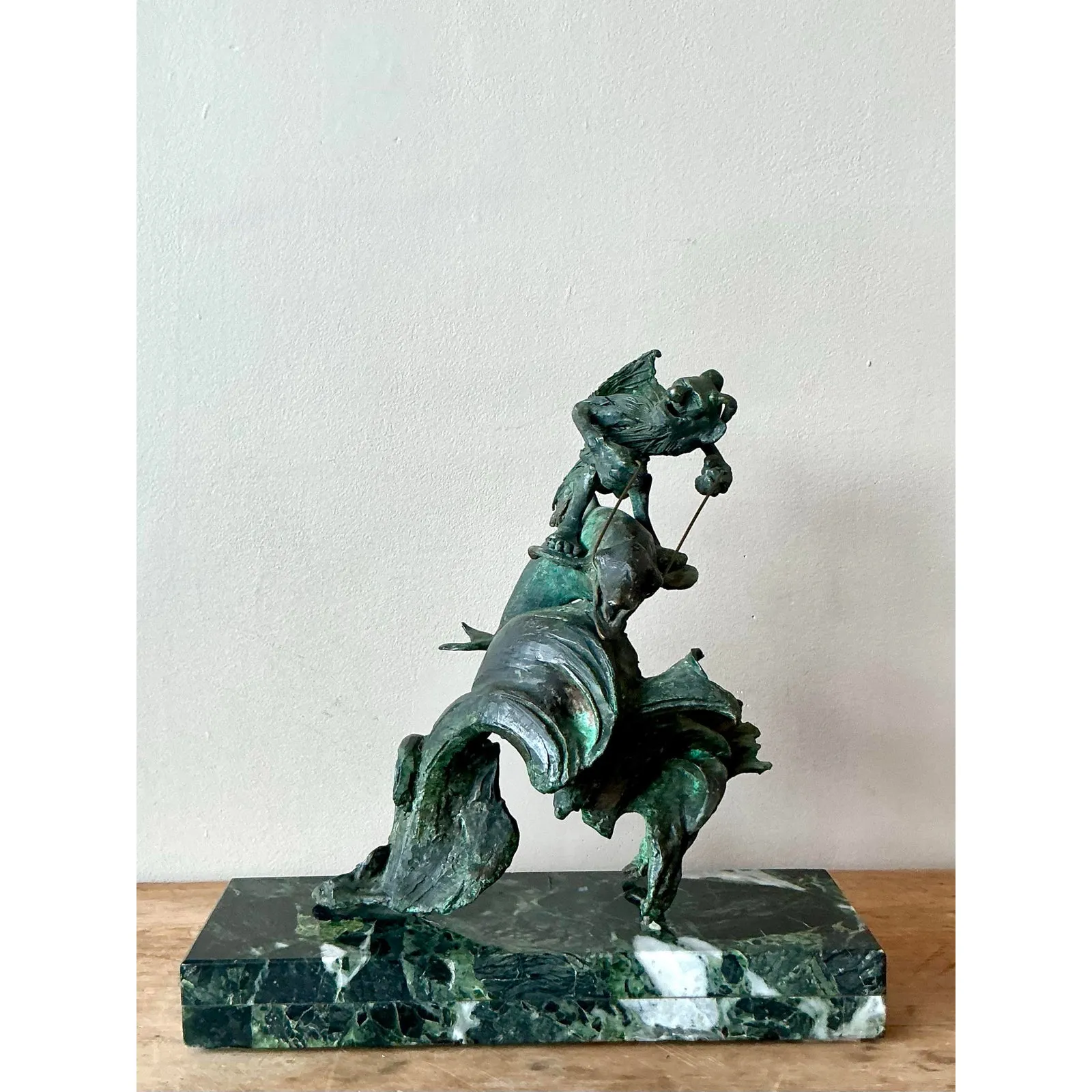 Vintage Boho Surrealist Bronze Sculpture — additional photo 5