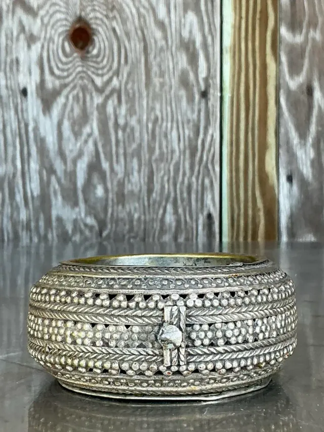 Vintage Boho Tibetan Small Bowl — additional photo 4