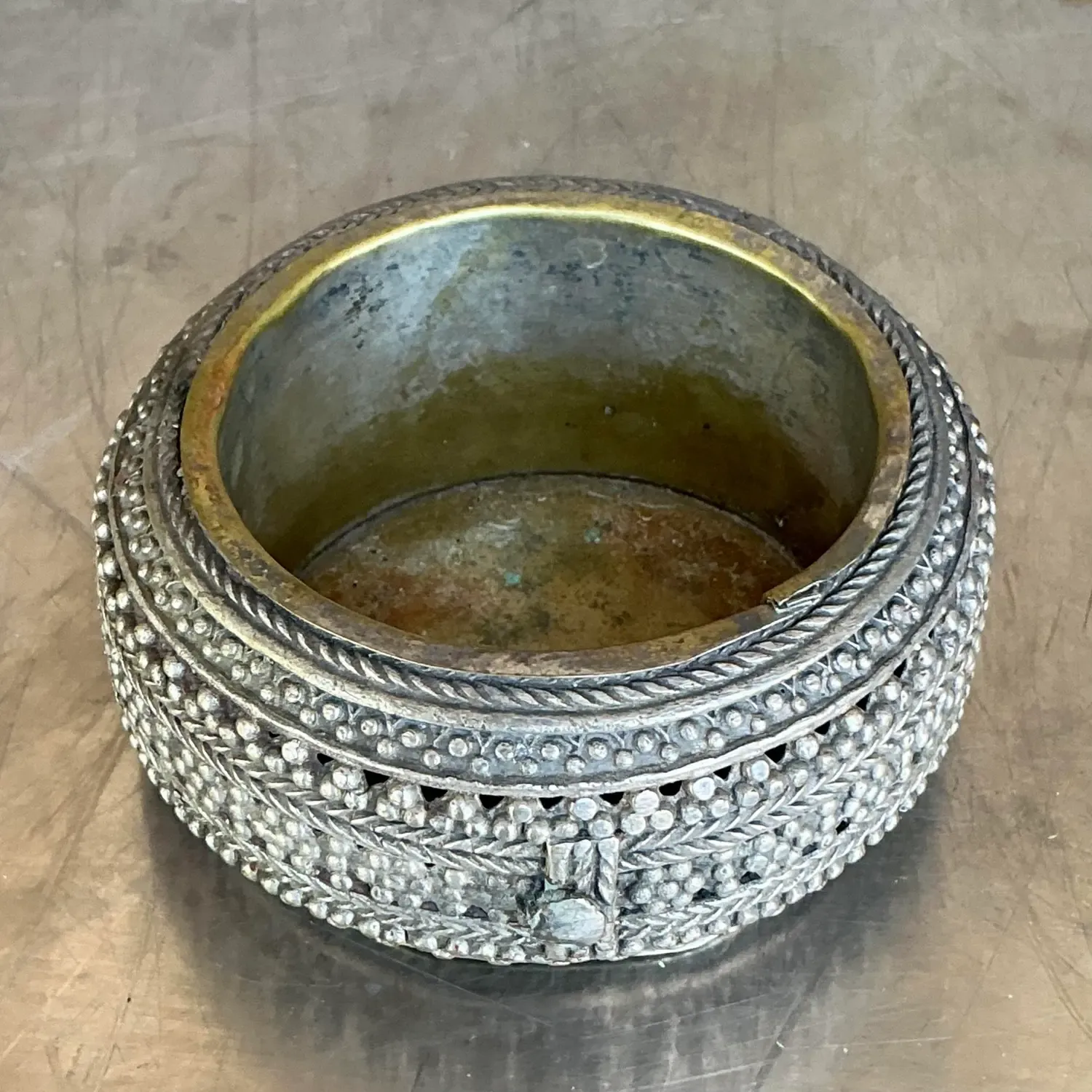 Vintage Boho Tibetan Small Bowl — additional photo 7