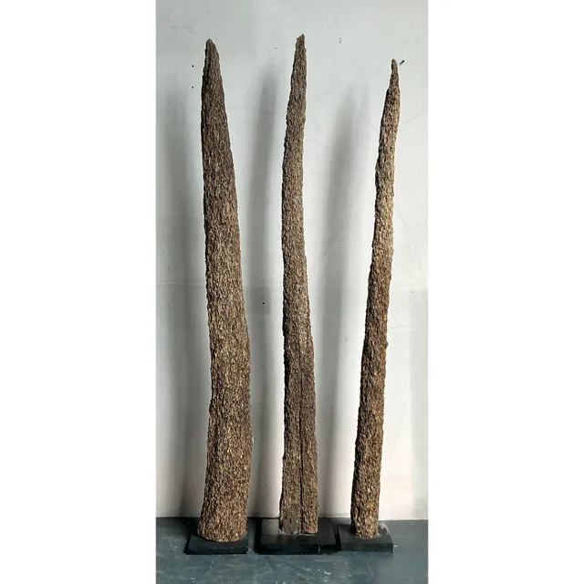 Vintage Boho Trio of Totem Posts — additional photo 1