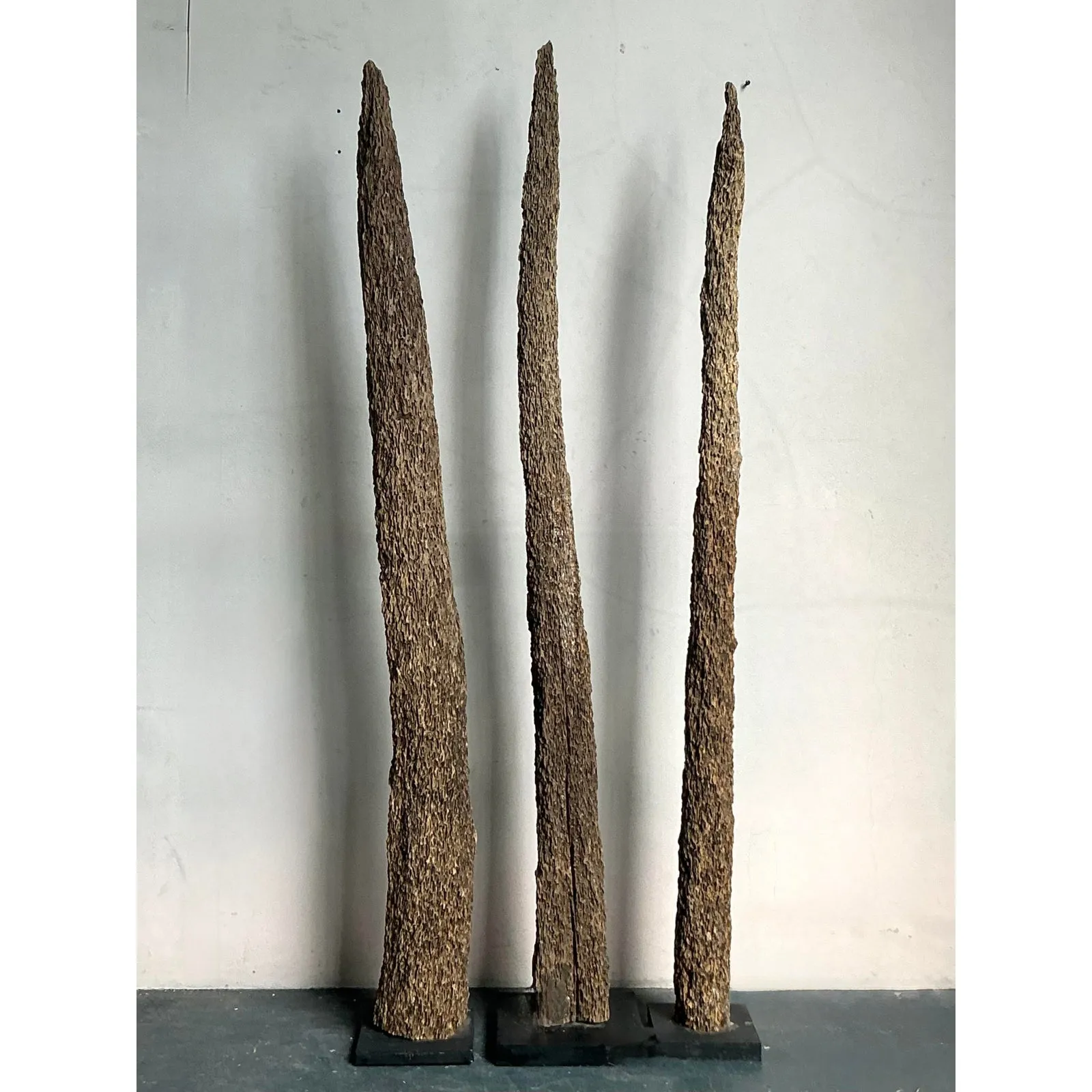 Vintage Boho Trio of Totem Posts — additional photo 3