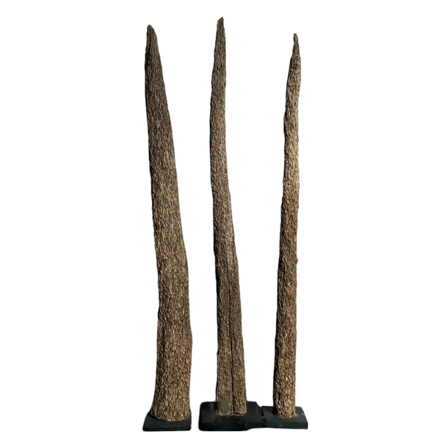 Vintage Boho Trio of Totem Posts — additional photo 4